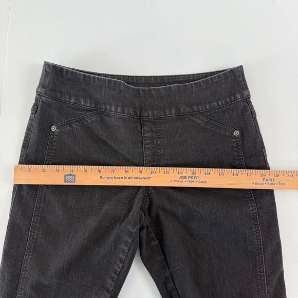 Chico's So Slimming Women's Pull On Skinny Jeans Black Denim Size S - 4 (0) - Picture 7 of 10